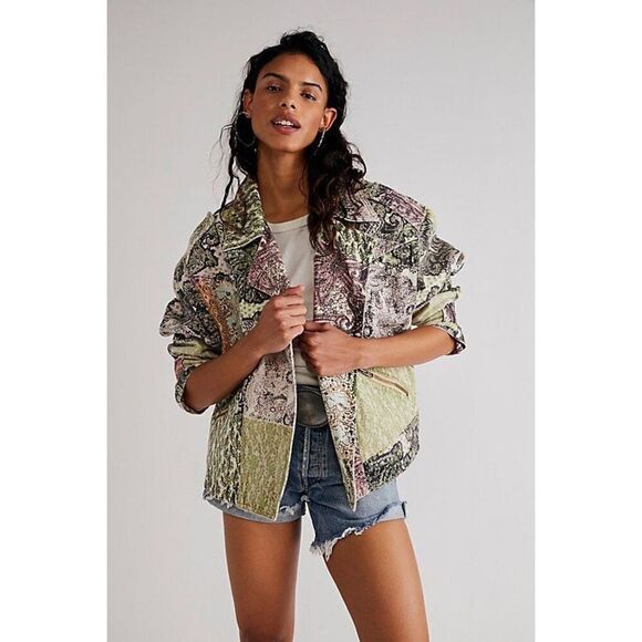 Free People Nadia Moto Jacket Size M - Picture 1 of 9